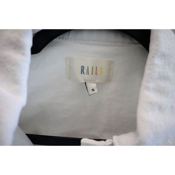 Rails Women's Sz Small Salt White Griffith Denim Mini Dress - Picture 3 of 8